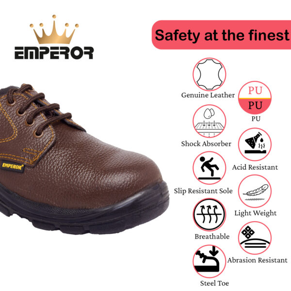 Brown Safety Shoes - Image 3